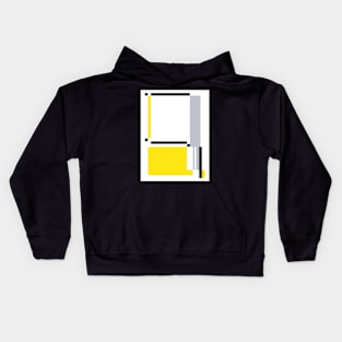 Yellow Abstract #05 Kids Hoodie